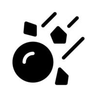 Meteor Icon Symbol Design Illustration vector