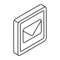 Creative design icon of mail vector
