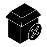 A unique design illustration of order cancel vector