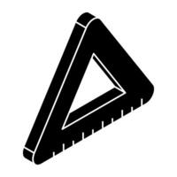 Perfect design icon of rectangular scale vector
