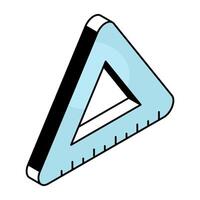 Perfect design icon of rectangular scale vector