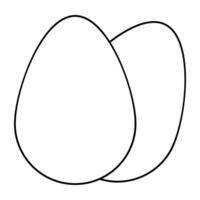 An icon design of eggs vector