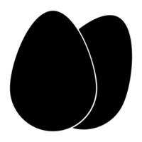 An icon design of eggs vector