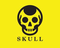 Skull Logo Design Template vector