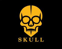 Skull Logo Design Template vector