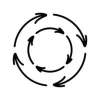 Propeller line icon. Airflow, fresh air, ventilation, mechanical component, fan blade, rotation, wind power, filtration, circulation, energy efficiency, propeller, virus, conditioning, mechanical vector