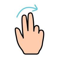 Touch pad icon. Index finger, doubleclick, decrease, increase, turn, rotation, approximation, press, Scrolling, click, arrow, sensor, turn. Zoom in, move, response time, x2 vector