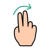 Touch pad icon. Index finger, doubleclick, decrease, increase, turn, rotation, approximation, press, Scrolling, click, arrow, sensor, turn. Zoom in, move, response time, x2 vector
