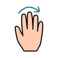 Touch pad icon. Index finger, doubleclick, decrease, increase, turn, rotation, approximation, press, Scrolling, click, arrow, sensor, turn. Zoom in, move, response time, x2 vector