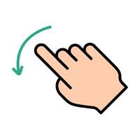 Touch pad icon. Index finger, doubleclick, decrease, increase, turn, rotation, approximation, press, Scrolling, click, arrow, sensor, turn. Zoom in, move, response time, x2 vector