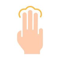 Touch pad icon. Index finger, doubleclick, decrease, increase, turn, rotation, approximation, press, Scrolling, click, arrow, sensor, turn. Zoom in, move, response time, x2 vector