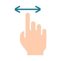 Touch pad icon. Index finger, doubleclick, decrease, increase, turn, rotation, approximation, press, Scrolling, click, arrow, sensor, turn. Zoom in, move, response time, x2 vector