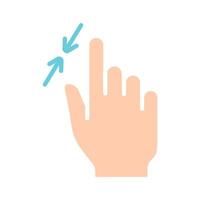 Touch pad icon. Index finger, doubleclick, decrease, increase, turn, rotation, approximation, press, Scrolling, click, arrow, sensor, turn. Zoom in, move, response time, x2 vector