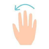 Touch pad icon. Index finger, doubleclick, decrease, increase, turn, rotation, approximation, press, Scrolling, click, arrow, sensor, turn. Zoom in, move, response time, x2 vector