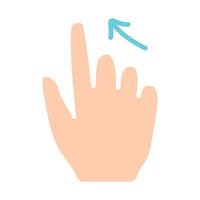 Touch pad icon. Index finger, doubleclick, decrease, increase, turn, rotation, approximation, press, Scrolling, click, arrow, sensor, turn. Zoom in, move, response time, x2 vector