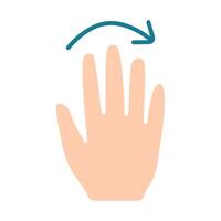 Touch pad icon. Index finger, doubleclick, decrease, increase, turn, rotation, approximation, press, Scrolling, click, arrow, sensor, turn. Zoom in, move, response time, x2 vector
