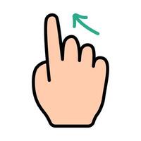 Touch pad icon. Index finger, doubleclick, decrease, increase, turn, rotation, approximation, press, Scrolling, click, arrow, sensor, turn. Zoom in, move, response time, x2 vector