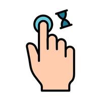 Touch pad icon. Index finger, doubleclick, decrease, increase, turn, rotation, approximation, press, Scrolling, click, arrow, sensor, turn. Zoom in, move, response time, x2 vector
