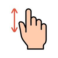 Touch pad icon. Index finger, doubleclick, decrease, increase, turn, rotation, approximation, press, Scrolling, click, arrow, sensor, turn. Zoom in, move, response time, x2 vector