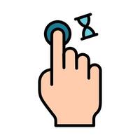 Touch pad icon. Index finger, doubleclick, decrease, increase, turn, rotation, approximation, press, Scrolling, click, arrow, sensor, turn. Zoom in, move, response time, x2 vector