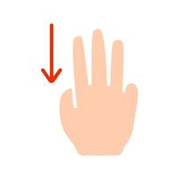 Touch pad icon. Index finger, doubleclick, decrease, increase, turn, rotation, approximation, press, Scrolling, click, arrow, sensor, turn. Zoom in, move, response time, x2 vector