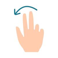 Touch pad icon. Index finger, doubleclick, decrease, increase, turn, rotation, approximation, press, Scrolling, click, arrow, sensor, turn. Zoom in, move, response time, x2 vector