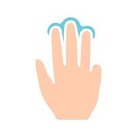 Touch pad icon. Index finger, doubleclick, decrease, increase, turn, rotation, approximation, press, Scrolling, click, arrow, sensor, turn. Zoom in, move, response time, x2 vector