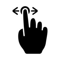 Gesture set icon. Swipe, tap, doubleclick, rotate, pinch, zoom, scroll, gesture, touchscreen, interaction, user interface, hand movement, multitouch, gesture, swipe, pinch, control vector