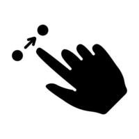 Touch pad icon. Index finger, doubleclick, decrease, increase, turn, rotation, approximation, press, Scrolling, click, arrow, sensor, turn. Zoom in, move, response time, x2 vector