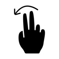 Touch pad icon. Index finger, doubleclick, decrease, increase, turn, rotation, approximation, press, Scrolling, click, arrow, sensor, turn. Zoom in, move, response time, x2 vector