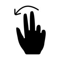 Touch pad icon. Index finger, doubleclick, decrease, increase, turn, rotation, approximation, press, Scrolling, click, arrow, sensor, turn. Zoom in, move, response time, x2 vector