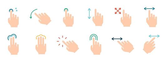 Touch pad icon. Index finger, doubleclick, decrease, increase, turn, rotation, approximation, press, Scrolling, click, arrow, sensor, turn. Zoom in, move, response time, x2 vector