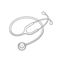 stethoscope Doctor Tools Art, Icons, and Graphics vector