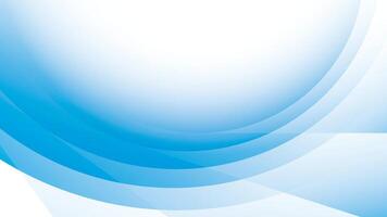 Abstract geometric white and blue color background with curve lines. illustration. vector
