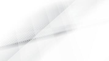 Abstract white and gray color, modern design stripes background with geometric shape. illustration. vector