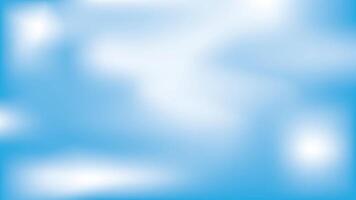 Beautiful clouds, abstract white and blue color gradient background. illustration. vector