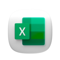 Excel icon transparent background png
