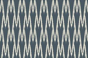 Abstract ikat pattern for seamless ethnic art in tribal and folk style. Print Aztec geometric ornament. Design for fabric, carpet, wallpaper, clothing. vector