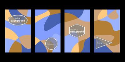 Set Of Abstract Creative Backgrounds, Hand drawn various Textured abstract shapes, coloful doodle objects, Contemporary modern trendy illustrations. Every background is isolated vector