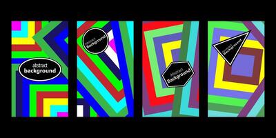 Set Of Abstract Creative Backgrounds, Hand drawn various Textured abstract shapes, coloful doodle objects, Contemporary modern trendy illustrations. Every background is isolated vector