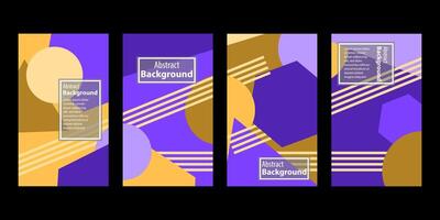 Set Of Abstract Creative Backgrounds, Hand drawn various Textured abstract shapes, coloful doodle objects, Contemporary modern trendy illustrations. Every background is isolated vector