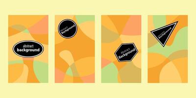 Set Of Abstract Creative Backgrounds, Hand drawn various Textured abstract shapes, coloful doodle objects, Contemporary modern trendy illustrations. Every background is isolated vector