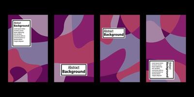 Set Of Abstract Creative Backgrounds, Hand drawn various Textured abstract shapes, coloful doodle objects, Contemporary modern trendy illustrations. Every background is isolated vector
