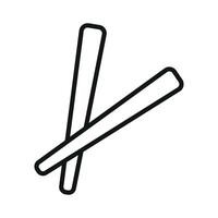 Chopstick icon design templates simple and modern vector