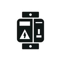Circuit breaker icon design templates simple and modern vector