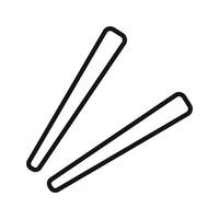 Chopstick icon design templates simple and modern vector