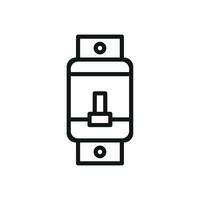 Circuit breaker icon design templates simple and modern vector