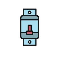 Circuit breaker icon design templates simple and modern vector