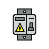 Circuit breaker icon design templates simple and modern vector