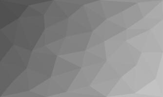 Blank abstract low poly triangle pattern background design template. Modern grey gradient texture illustration for banner, room, decoration, studio, flier, advertisement, paper, surface, backdrop vector